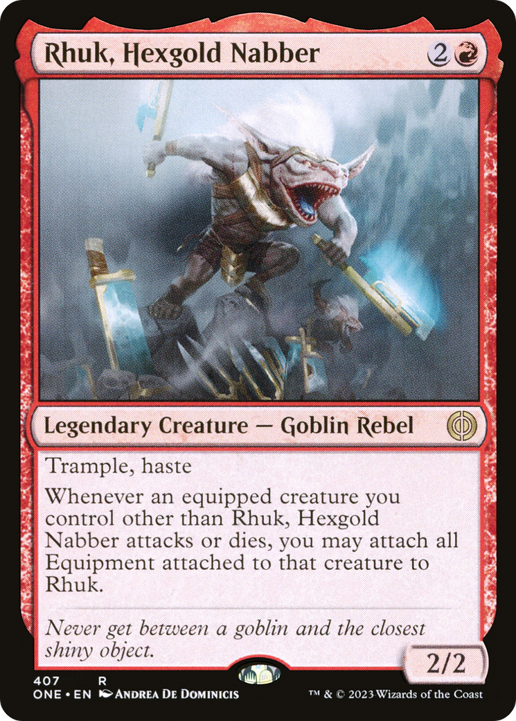 Rhuk, Hexgold Nabber [Phyrexia : Tous seront un] 