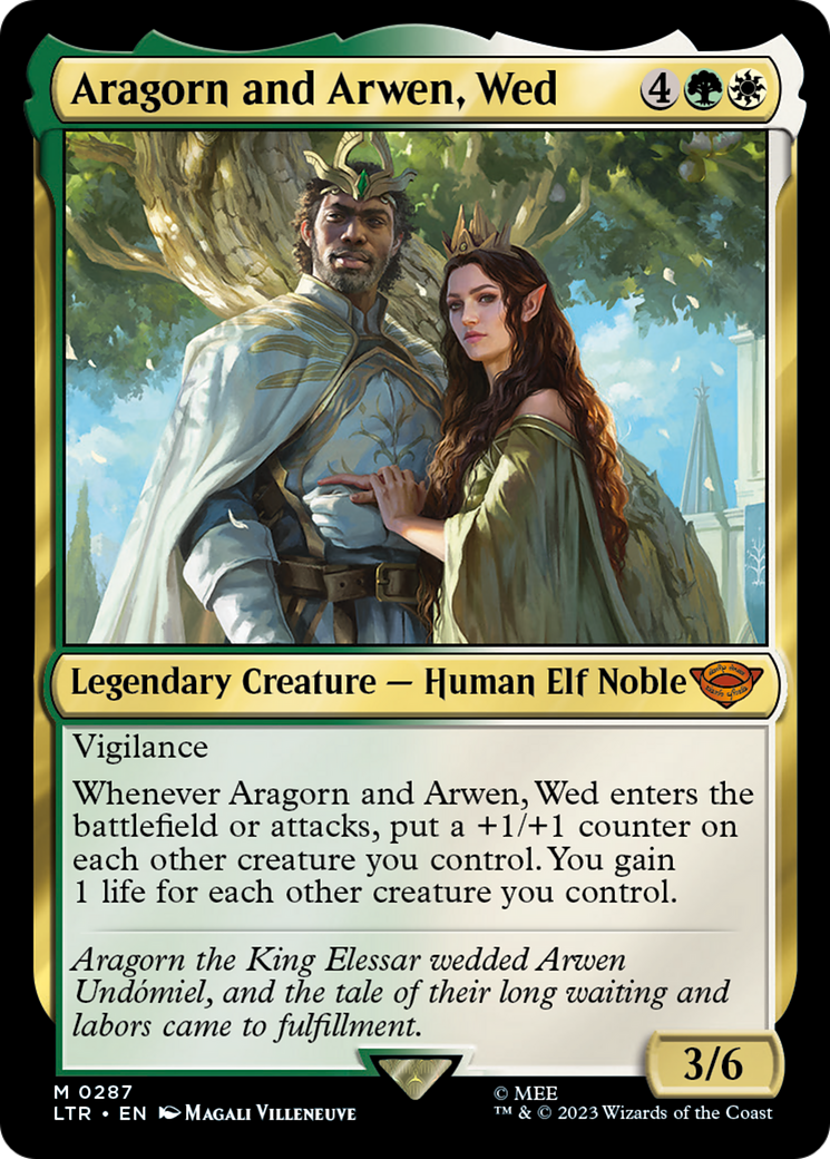 Aragorn et Arwen, mercredi [Le Seigneur des Anneaux : Contes de la Terre du Milieu] 