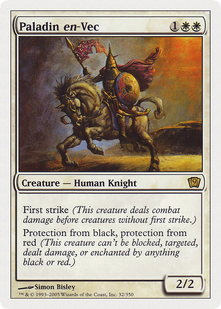 Paladin en-Vec (9ED-032) - 9th Edition