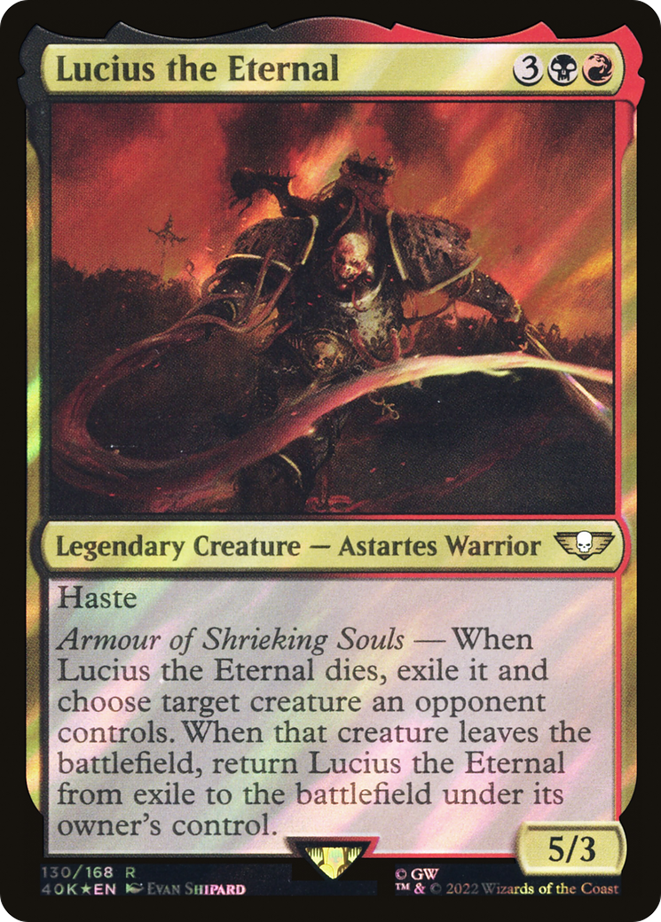 Lucius l'Éternel (Surge Foil) [Warhammer 40,000] 