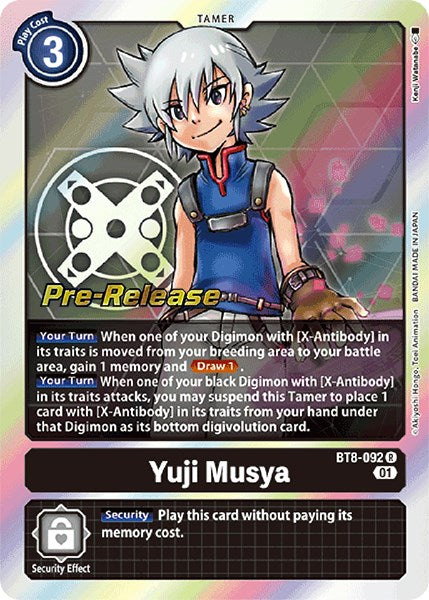 Yuji Musya [BT8-092] [Nouvelles cartes de pré-version d'éveil] 