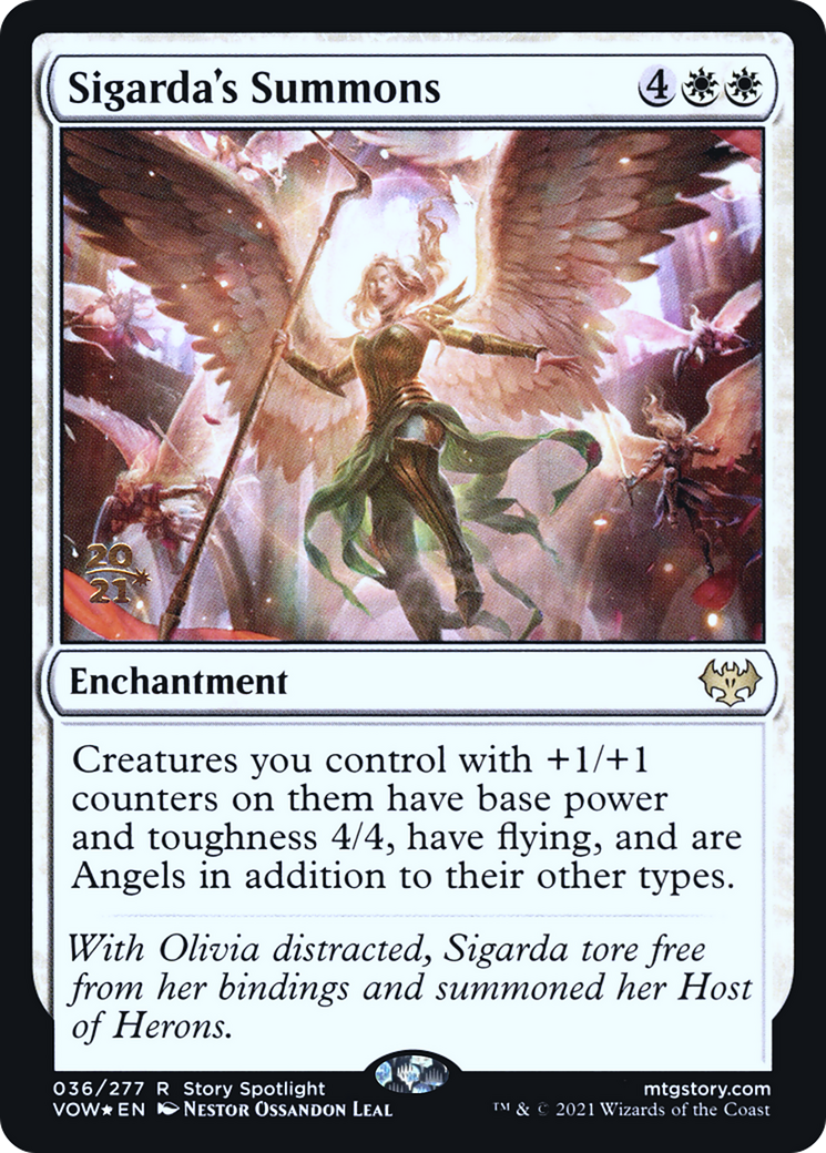 Invocations de Sigarda [Innistrad : Crimson Vow Avant-première Promos] 