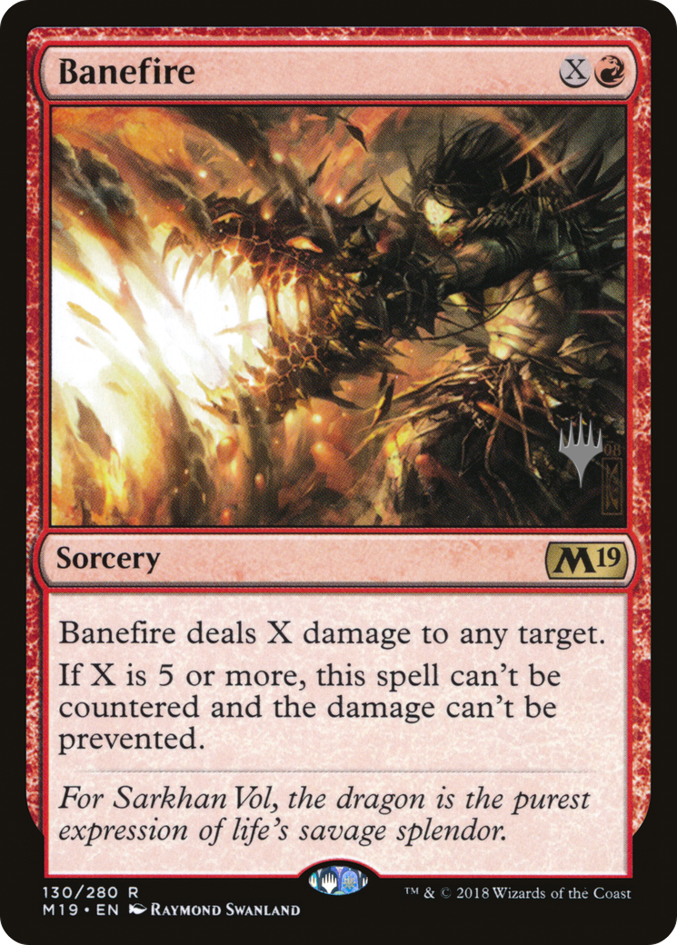 Banefire (Pack promotionnel) [Promotions de l'ensemble de base 2019] 