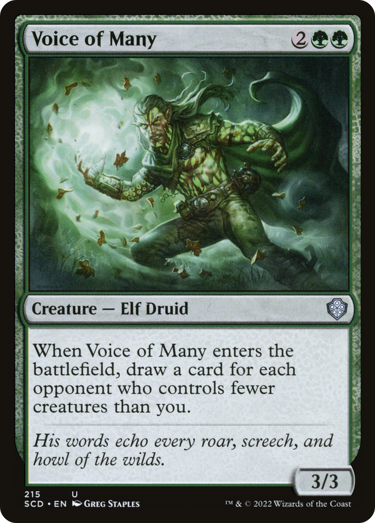 Voix de plusieurs [Decks Commander de démarrage] 
