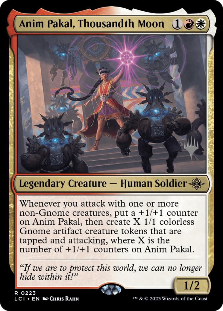 Anim Pakal, Millième Lune (Pack Promo) [Les Cavernes Perdues d'Ixalan Promos] 