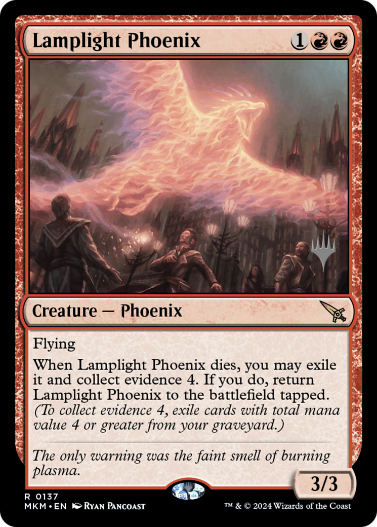 Lamplight Phoenix (Pack Promo) [Meurtres au Manoir Karlov Promos] 