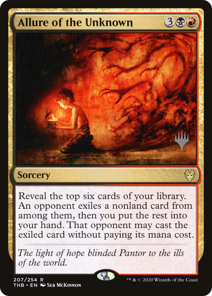 Allure of the Unknown (Pack promotionnel) [Theros Beyond Death Promos] 