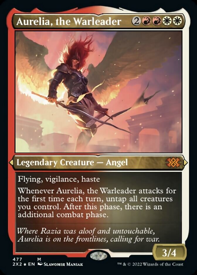 Aurelia, la chef de guerre (Foil Etched) [Double Masters 2022] 