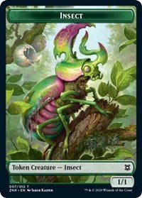 Insecte // Jeton double face Kor Warrior [Zendikar Rising Tokens] 