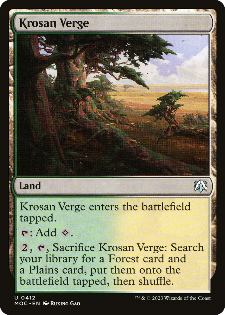 Krosan Verge [Marche du commandant de la machine] 