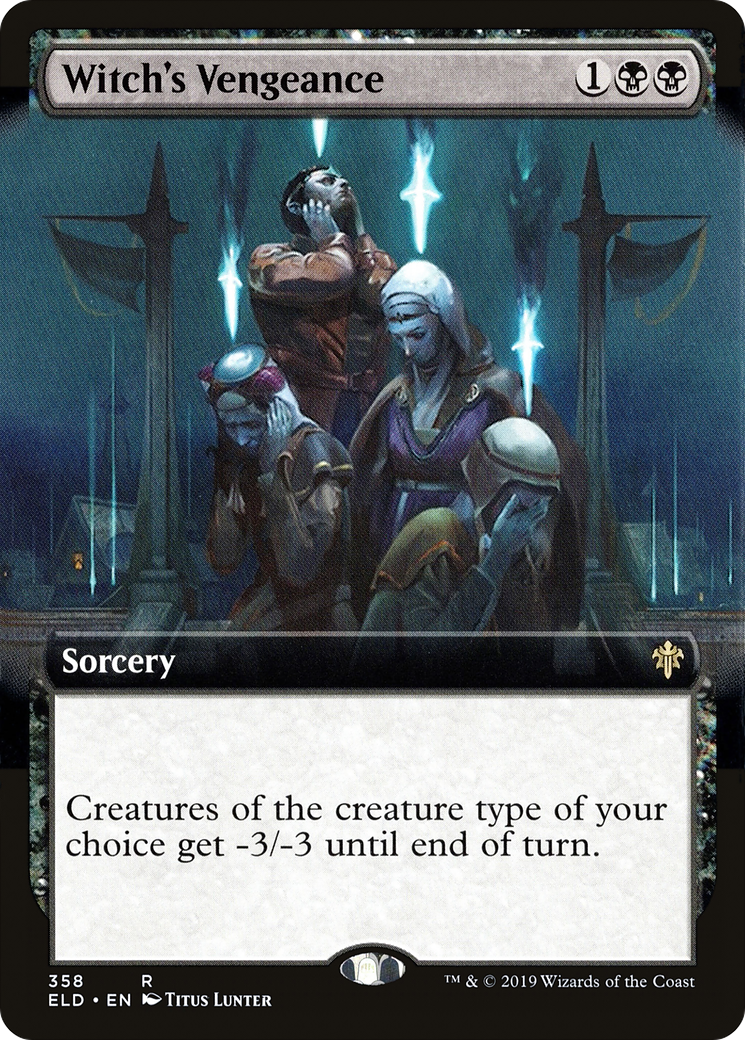 Witch's Vengeance (Extended Art) (ELD-358) - Throne of Eldraine: (Extended Art)