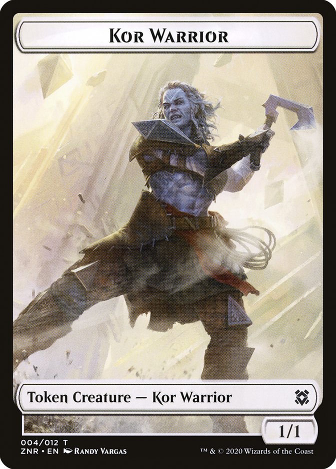 Hydra // Jeton double face Kor Warrior [Jetons Zendikar Rising] 