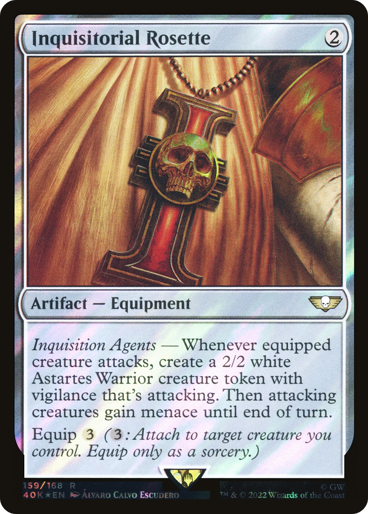 Rosette inquisitoriale (Surge Foil) [Warhammer 40,000] 