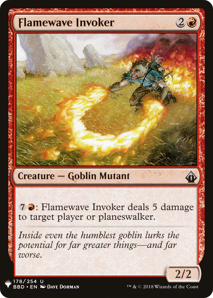 Invocateur d'onde de flammes [Booster mystère] 
