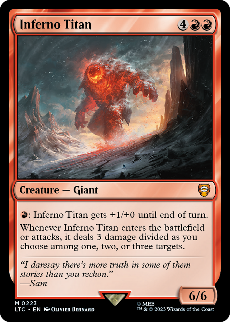Inferno Titan [Le Seigneur des Anneaux : Contes du Commandant de la Terre du Milieu] 