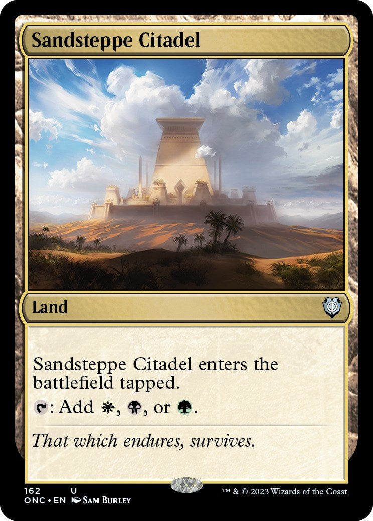 Sandsteppe Citadel (ONC-162) - Phyrexia: All Will Be One Commander