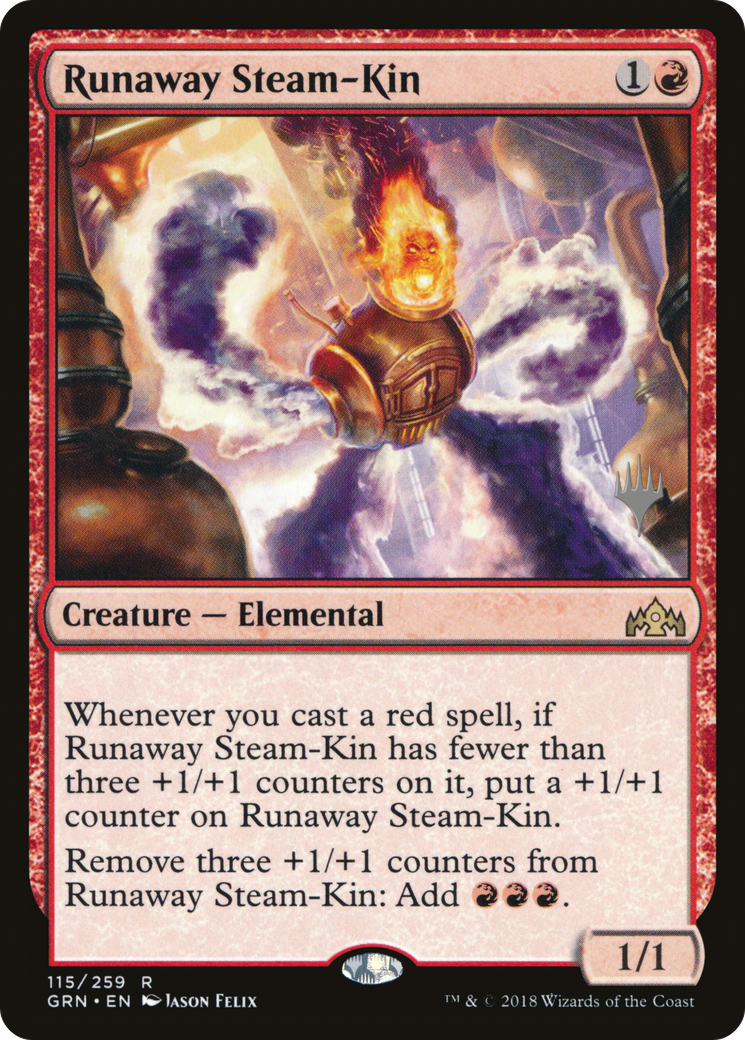 Runaway Steam-Kin (Pack promotionnel) [Promotions des Guildes de Ravnica] 