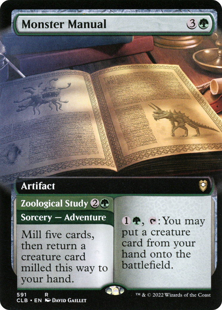 Manuel des monstres // Étude zoologique (art étendu) [Commander Legends : Battle for Baldur's Gate] 