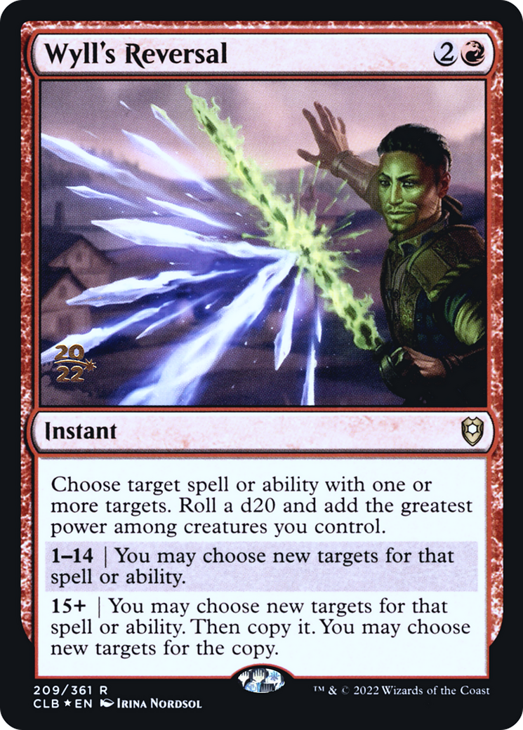 Wyll's Reversal [Promotions avant-première de Commander Legends: Battle for Baldur's Gate] 