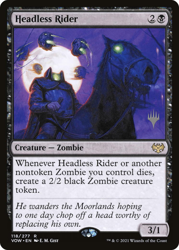 Headless Rider (PPNEO-118P) - Innistrad: Crimson Vow Promos