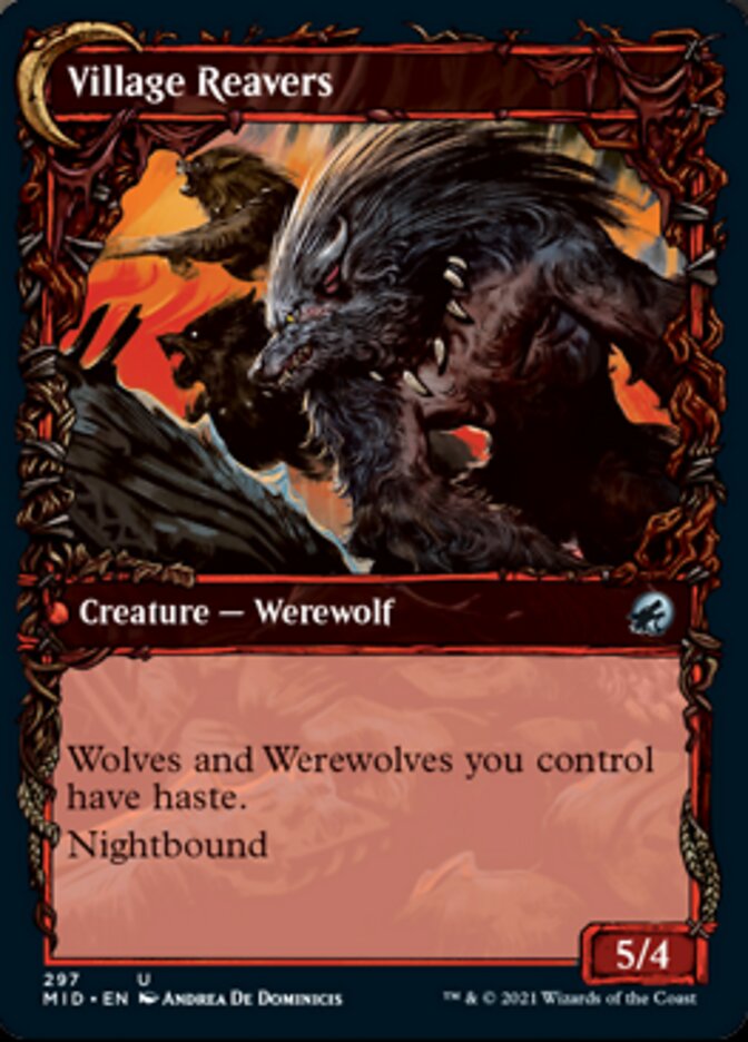 Village Watch (Showcase) (MID-297) - Innistrad: Midnight Hunt: (Showcase, Double Faced Transform)