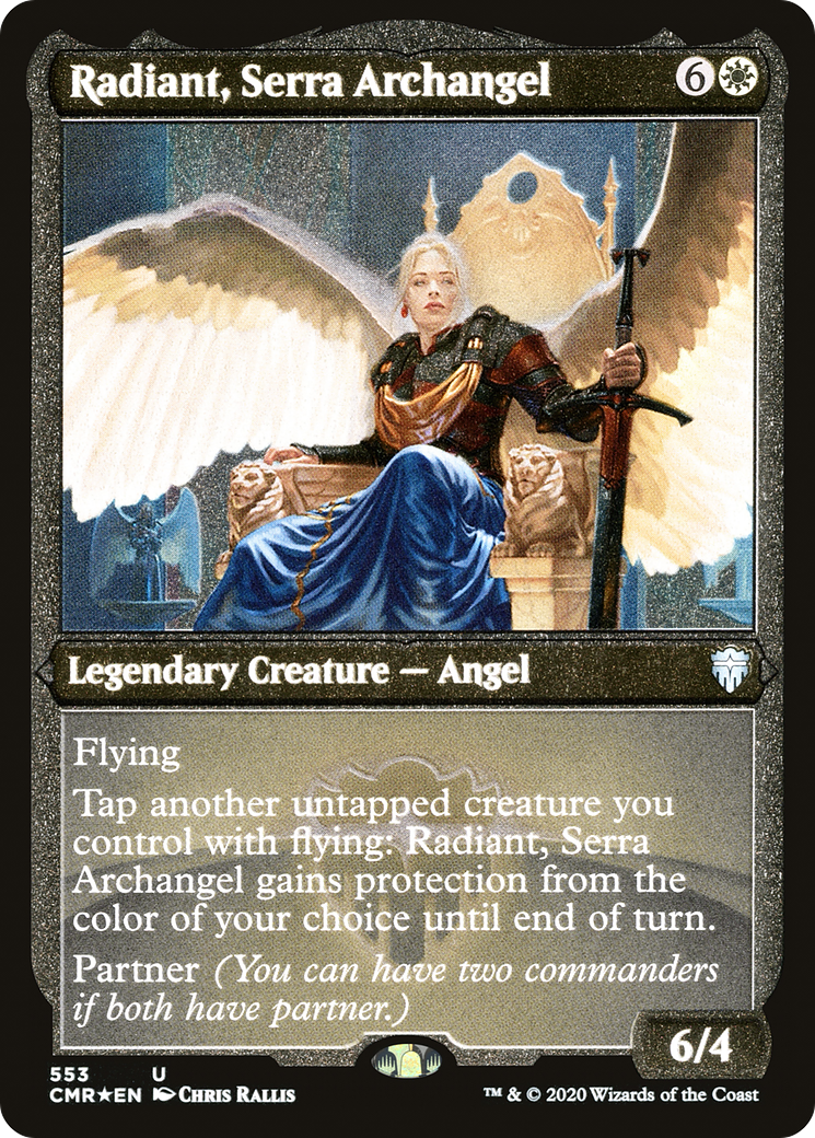 Radiant, Serra Archange (Gravé) [Commander Legends] 