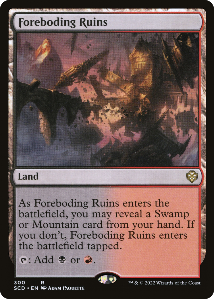 Ruines inquiétantes [Decks Commander de démarrage] 