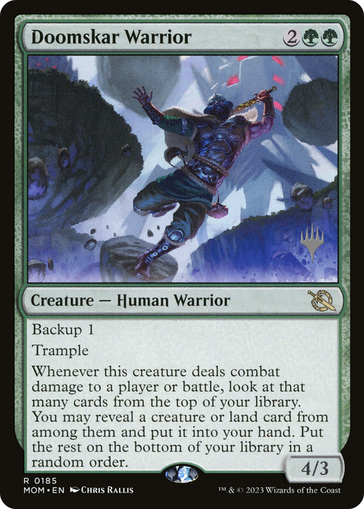 Doomskar Warrior (Pack promotionnel) [Promotions de la Marche de la Machine] 