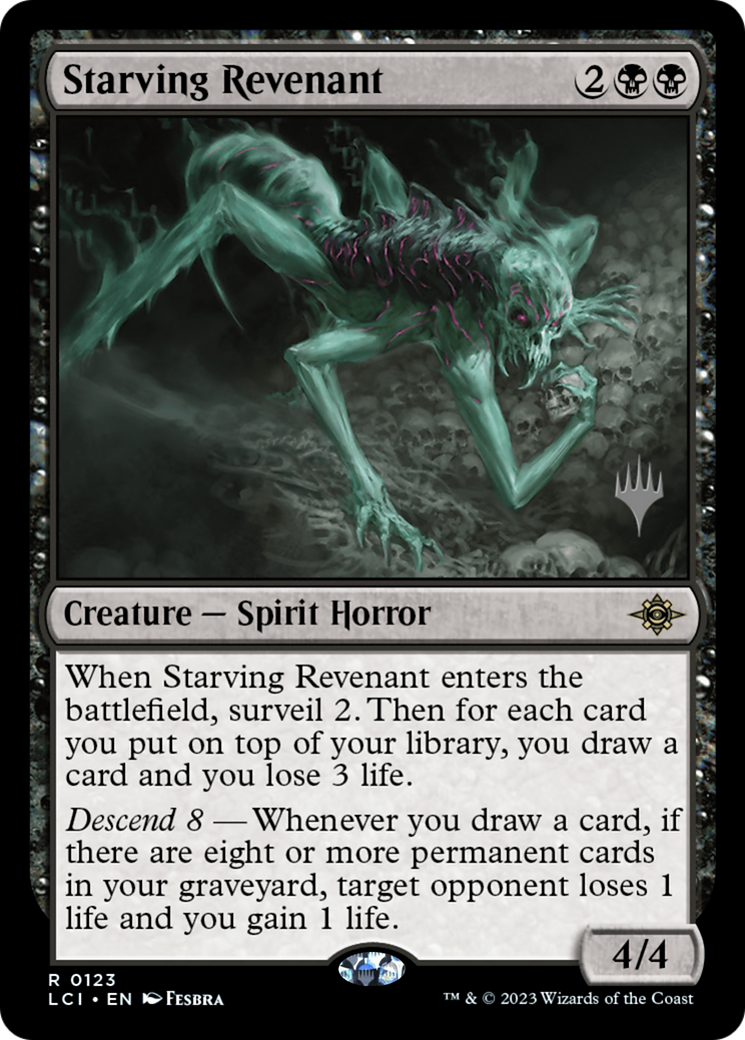 Starving Revenant (Pack Promo) [Les Cavernes Perdues d'Ixalan Promos] 