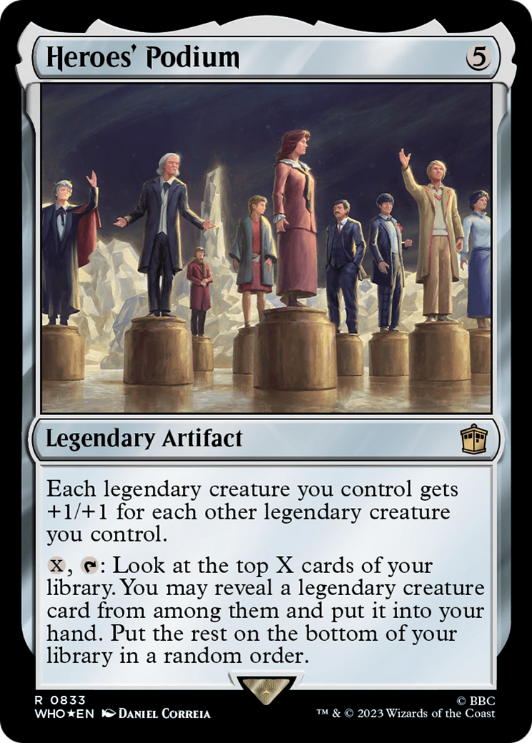 Podium des héros (Surge Foil) [Doctor Who] 