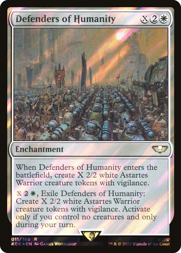 Défenseurs de l'humanité (Surge Foil) [Warhammer 40,000] 