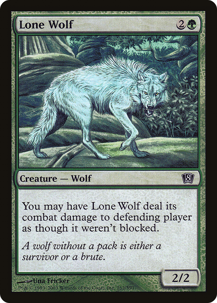 Lone Wolf (8ED-262★) - 8th Edition Foil