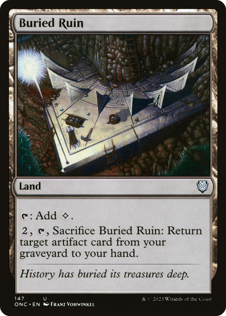 Ruine enterrée [Phyrexia : Tous seront un seul commandant] 