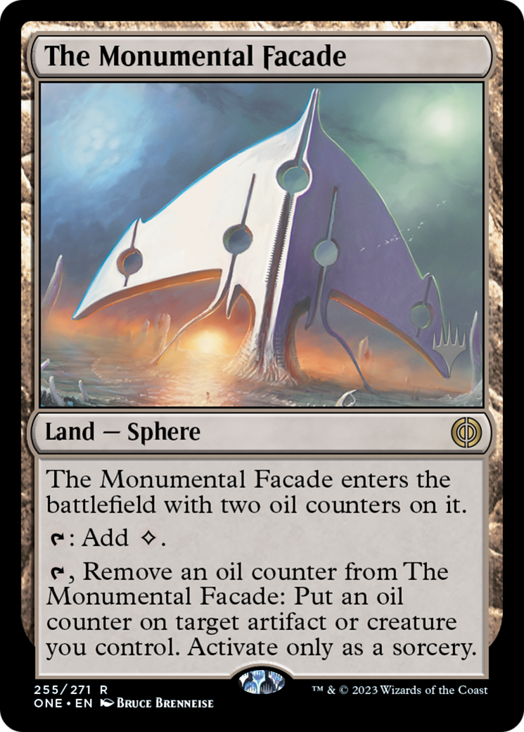 La Façade Monumentale (Pack Promo) [Phyrexia : All Will Be One Promos] 