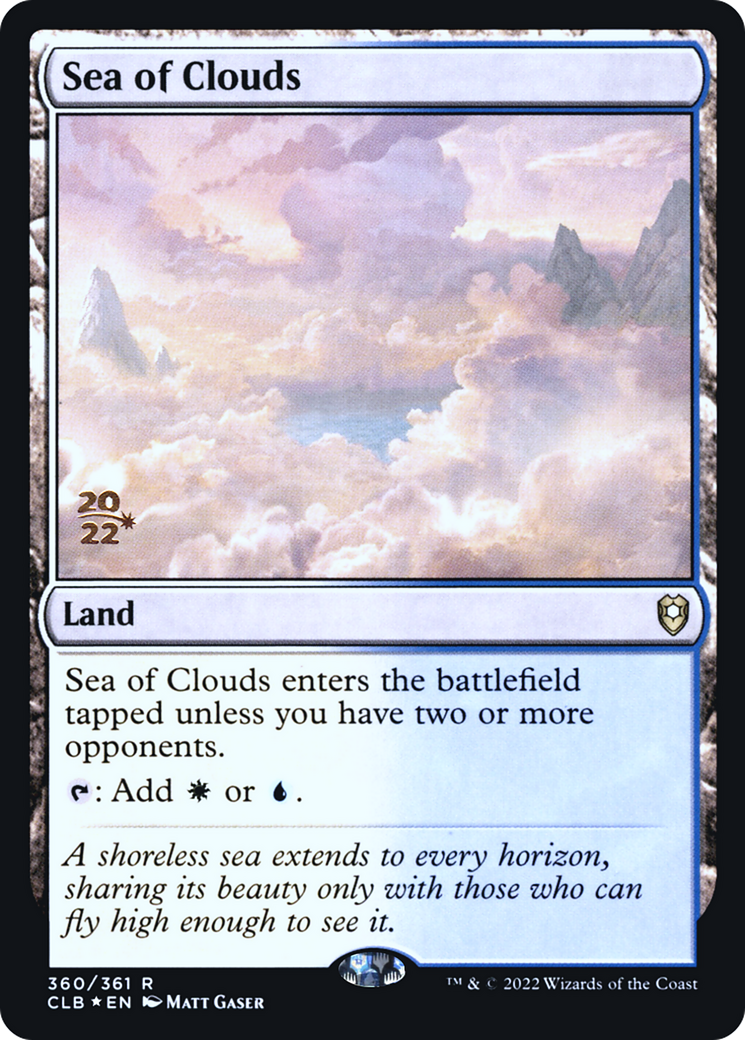 Mer de nuages ​​[Promotions avant-première de Commander Legends : Battle for Baldur's Gate] 