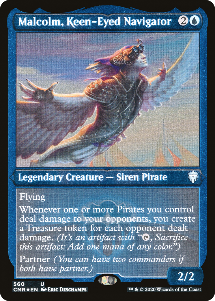 Malcolm, navigateur aux yeux vifs (gravé) [Commander Legends] 