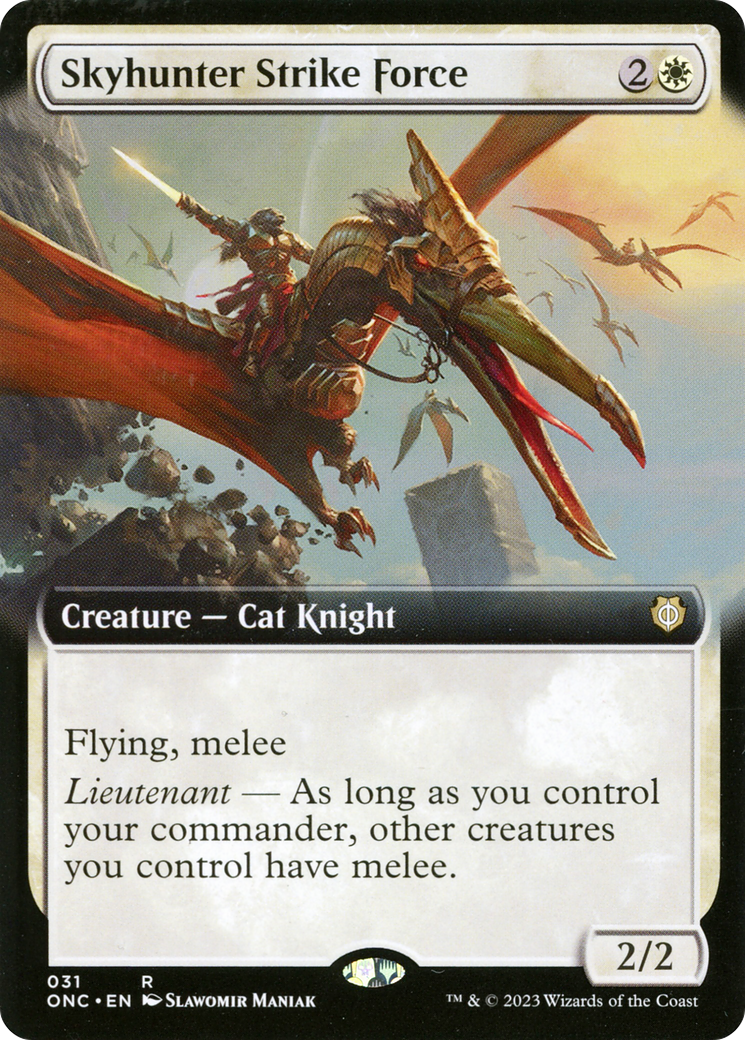 Skyhunter Strike Force (Extended Art) [Phyrexia : Tous seront un seul commandant] 