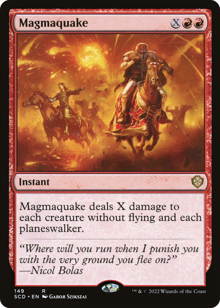 Magmaquake [Decks de commande de démarrage] 