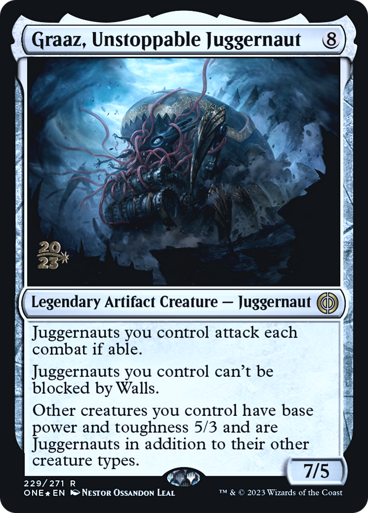 Graaz, Juggernaut imparable [Phyrexia : All Will Be One Promos Avant-première] 