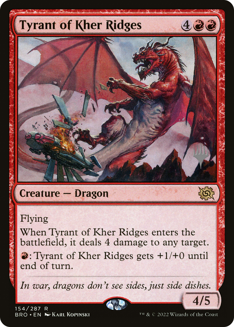 Tyrant des crêtes de Kher (Pack promotionnel) [Promos de guerre des frères] 