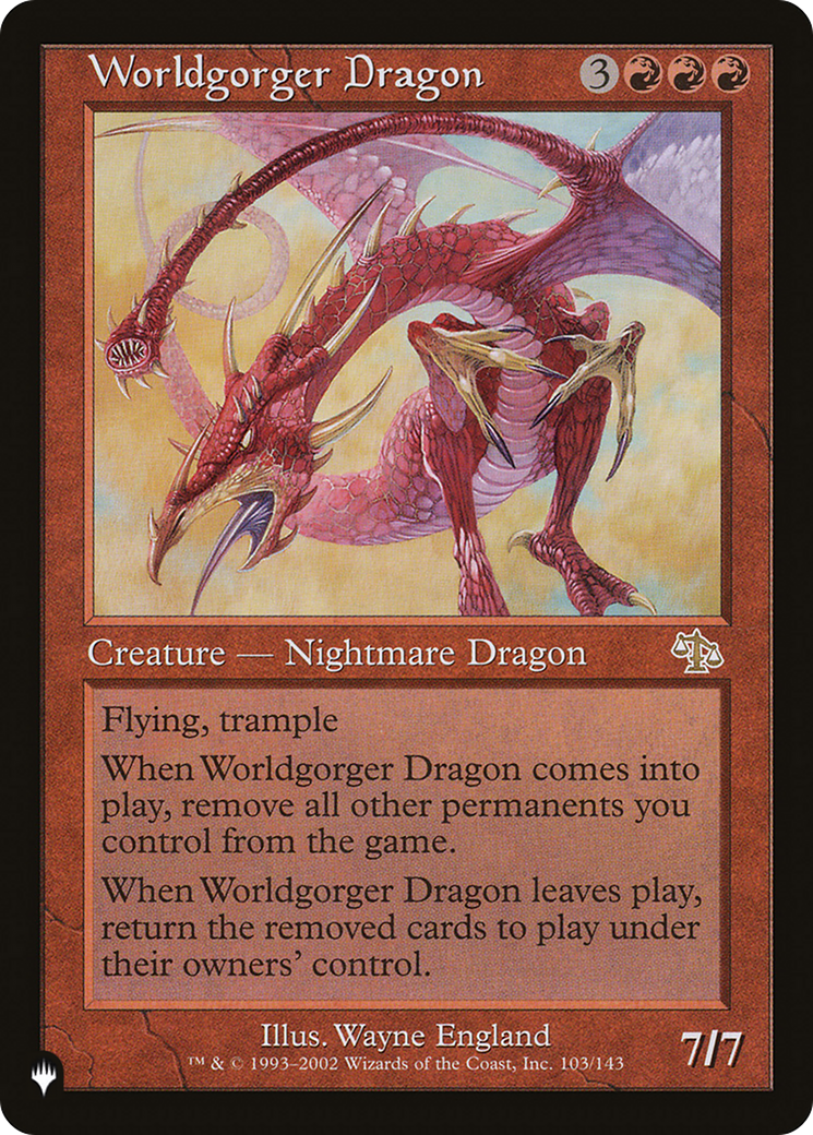 Dragon Worldgorger [La liste] 