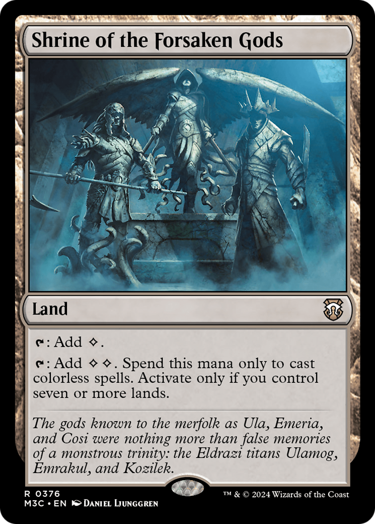 Sanctuaire des dieux abandonnés [Modern Horizons 3 Commander] 