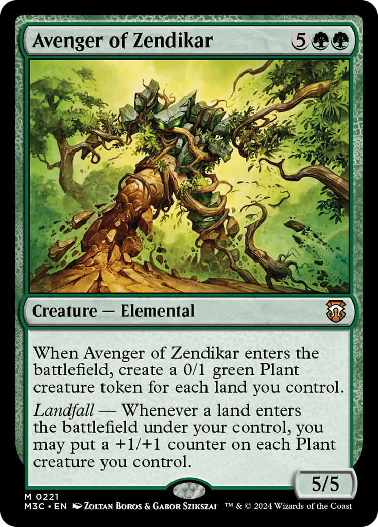 Vengeur de Zendikar [Commandant de Modern Horizons 3] 