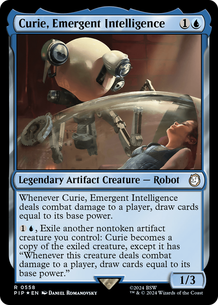 Curie, Intelligence Emergente (Surge Foil) [Fallout] 
