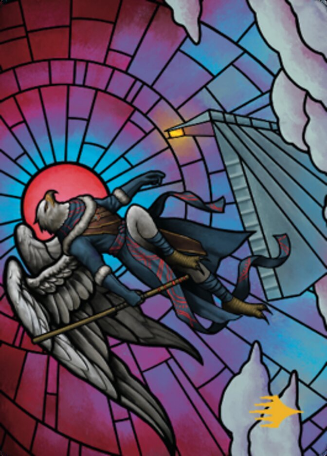 Balmor, Battlemage Captain Art Card 2 (Signature estampillée or) [Dominaria United Art Series] 