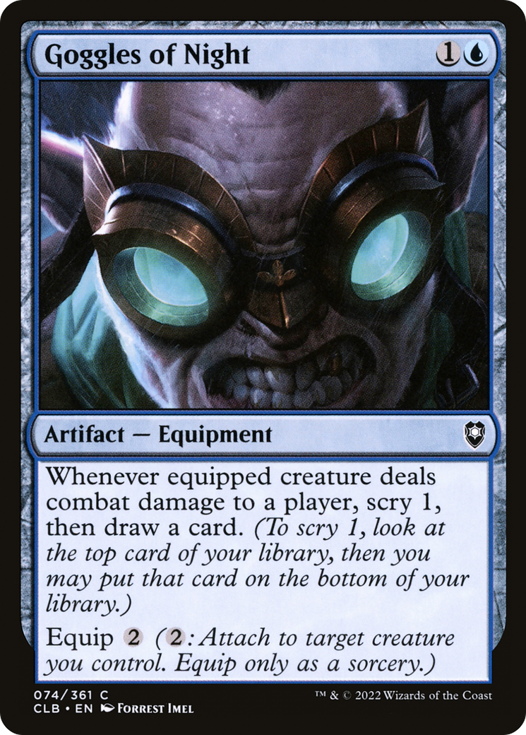 Lunettes de nuit [Commander Legends : Bataille de Baldur's Gate] 