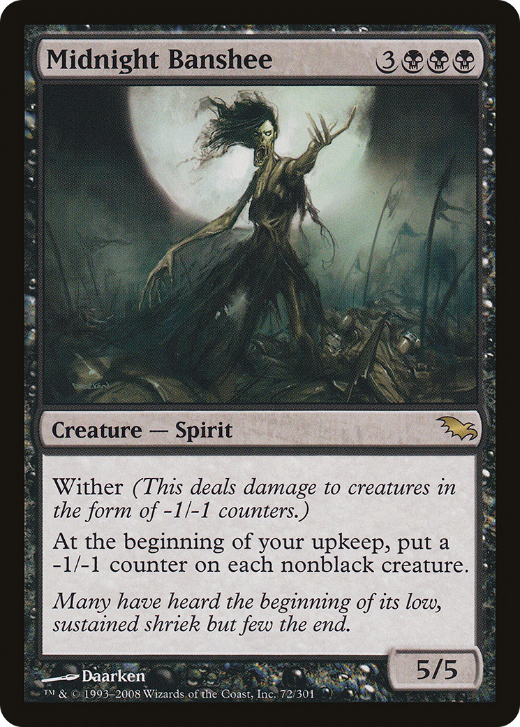 Midnight Banshee (SHM-072) - Shadowmoor