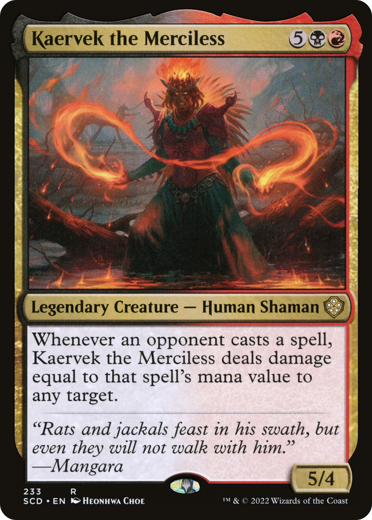 Kaervek l'Impitoyable [Decks Commander de Démarrage] 
