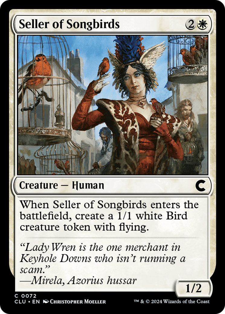 Vendeur d'oiseaux chanteurs [Ravnica: Clue Edition] 