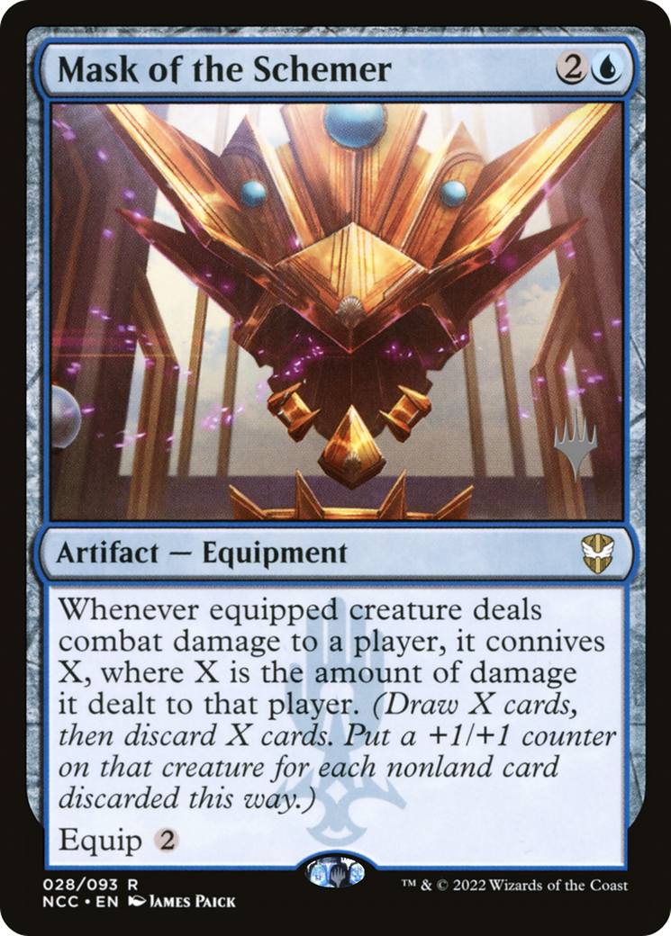 Mask of the Schemer (PPSNC-28P) - New Capenna Commander Promos Foil
